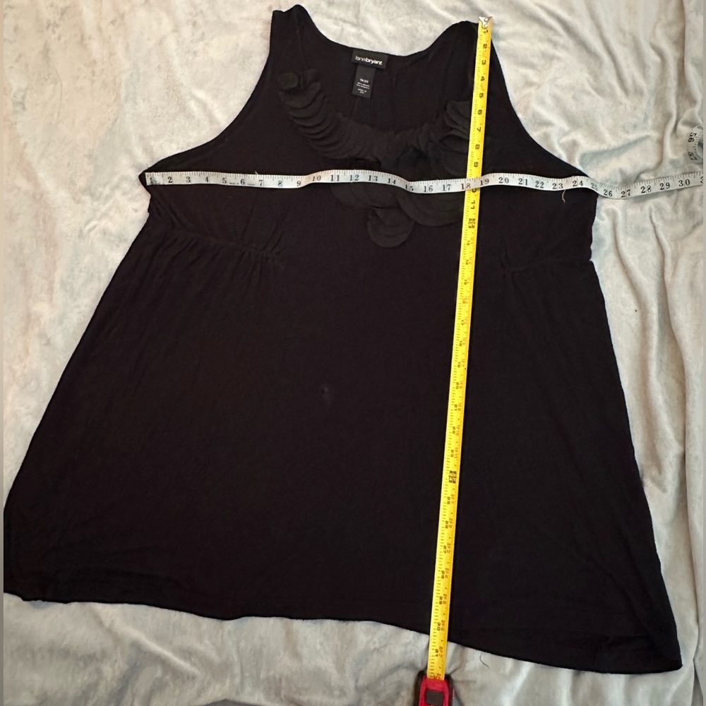 Lane Bryant black tunic